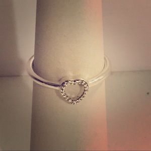 Puzzle Heart Pandora Ring Size 8.5 NEW!